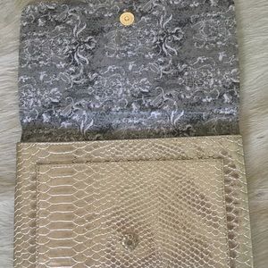 Gold clutch